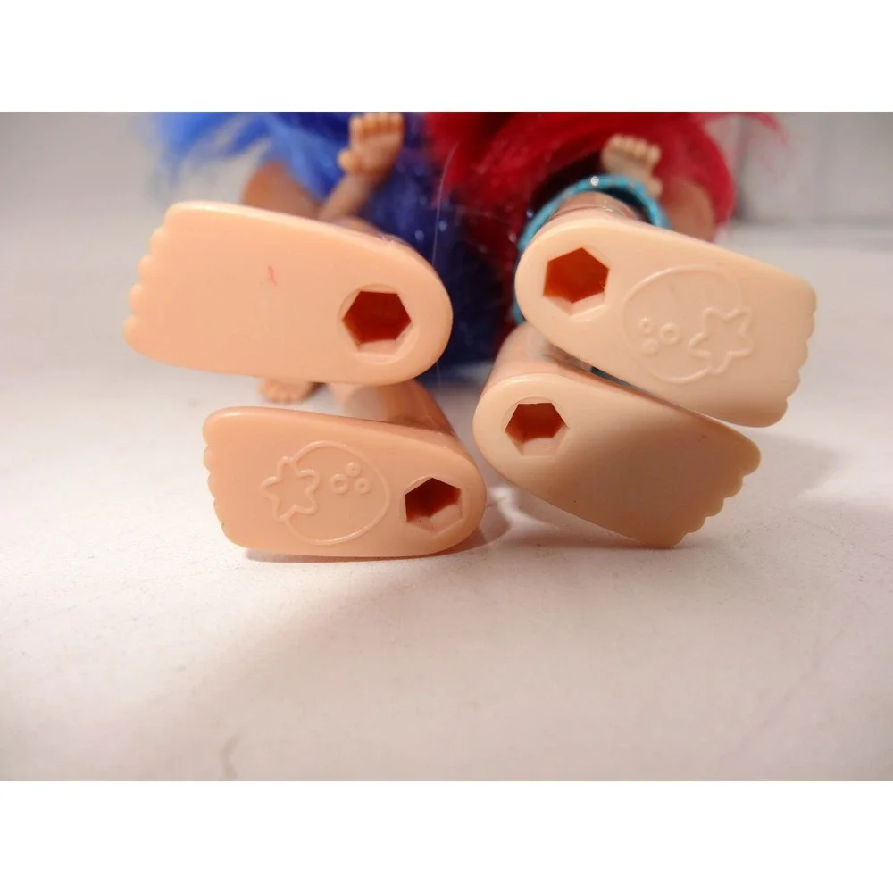 Strawberry Shortcake 2008‎ Blueberry Muffin 6 Inch Doll Lot 2 Red Blue Hair
